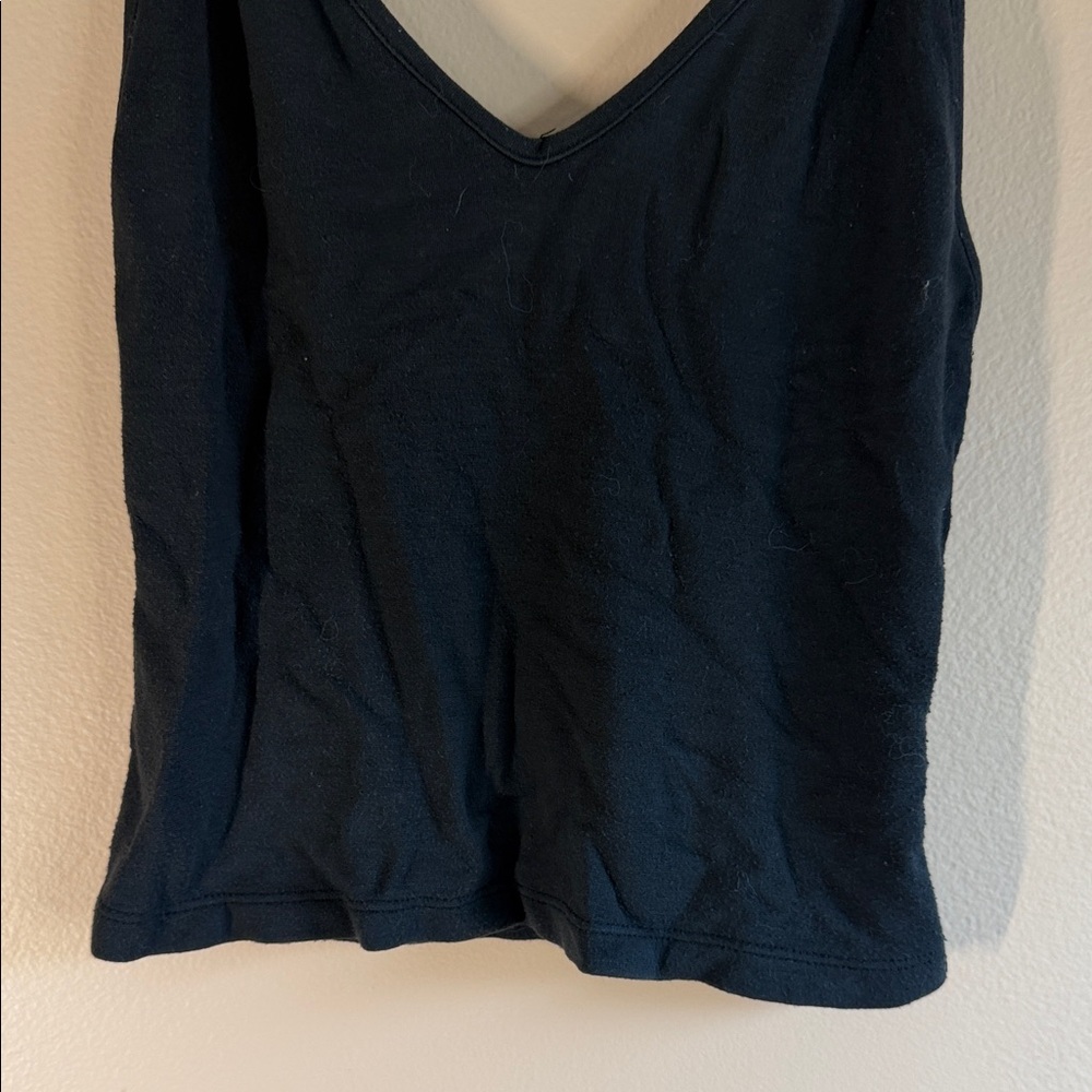 Brandy Melville Black V-Neck Spaghetti Strap Camisole - Picture 4 of 5